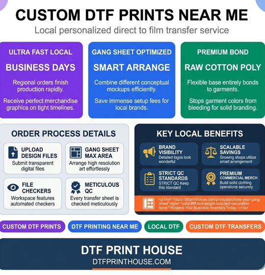 Custom DTF Prints Near Me