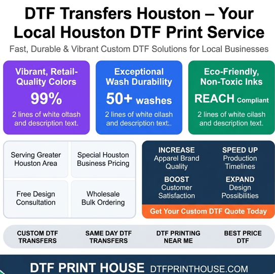 DTF Transfers Houston