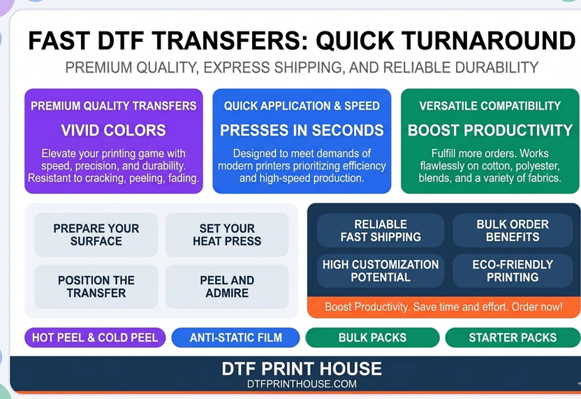 Fast DTF Transfers