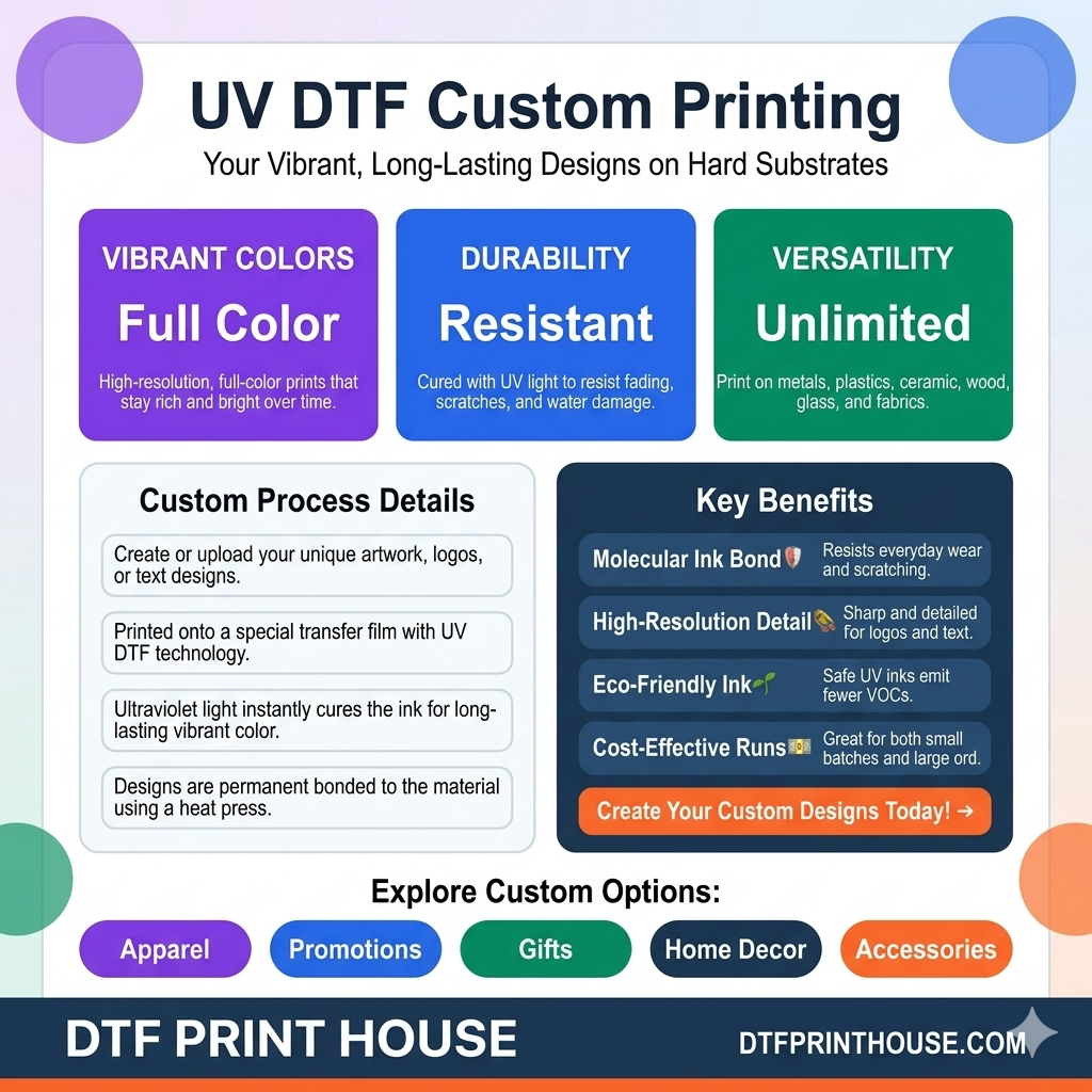 UV DTF Custom Printing