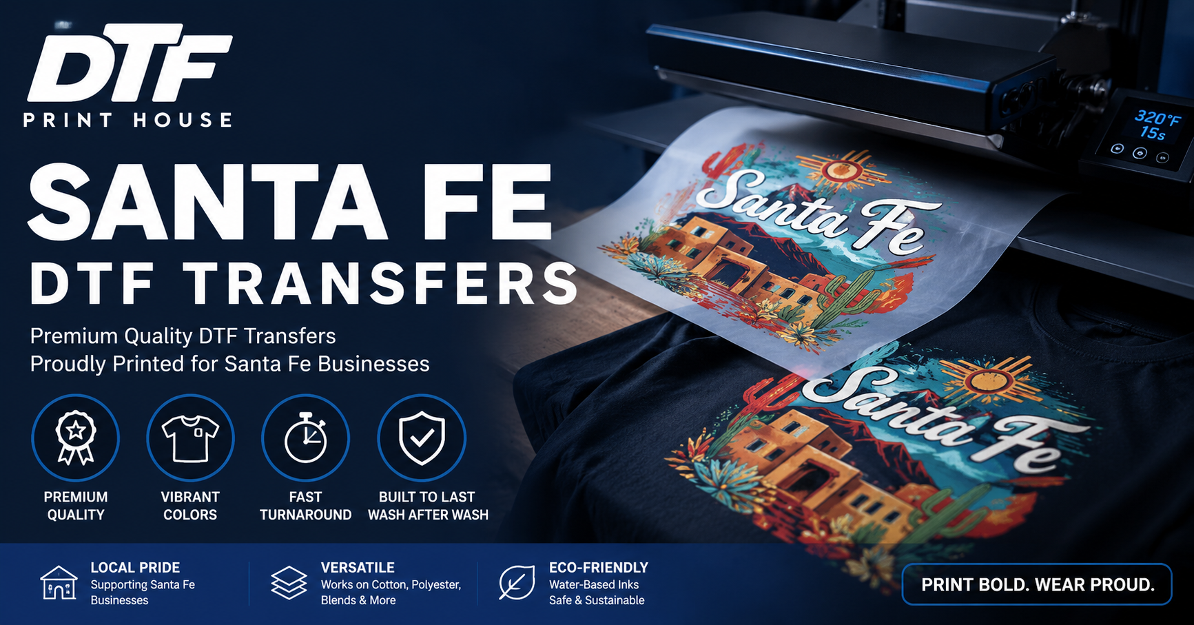 Santa Fe DTF Transfers