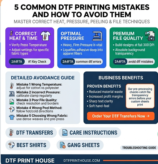 5 Common DTF Printing Mistakes and How to Avoid Them