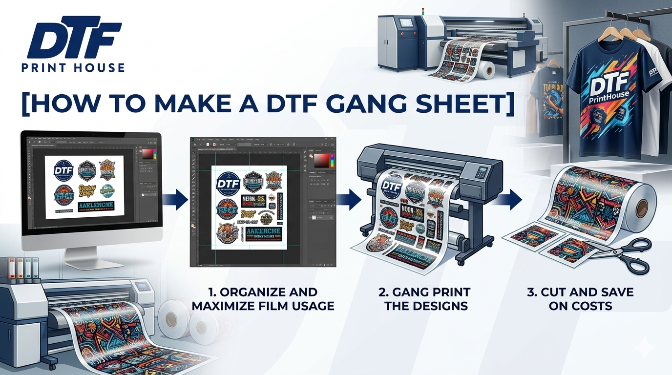 How To Make A DTF Gang Sheet