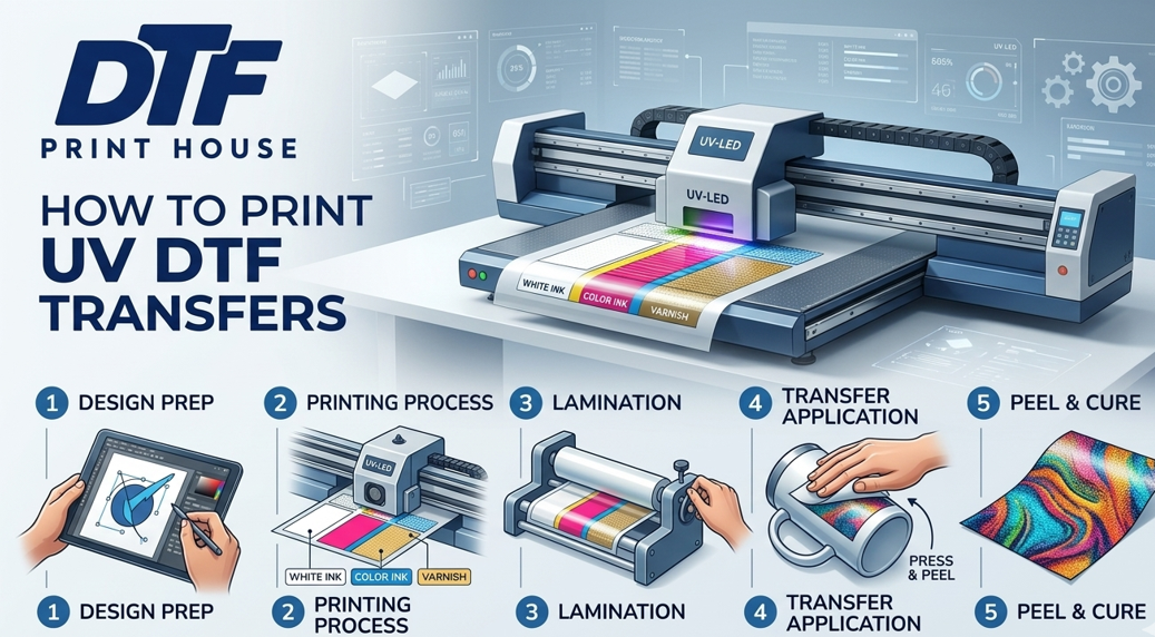 How To Print UV DTF Transfers
