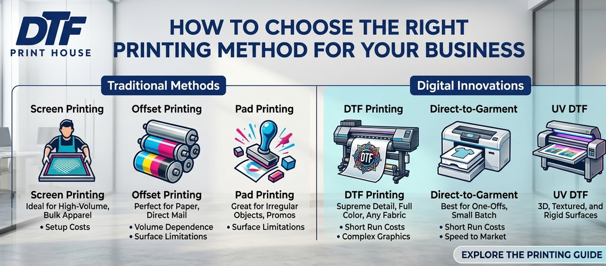 How to Choose the Right Printing Method for Your Business