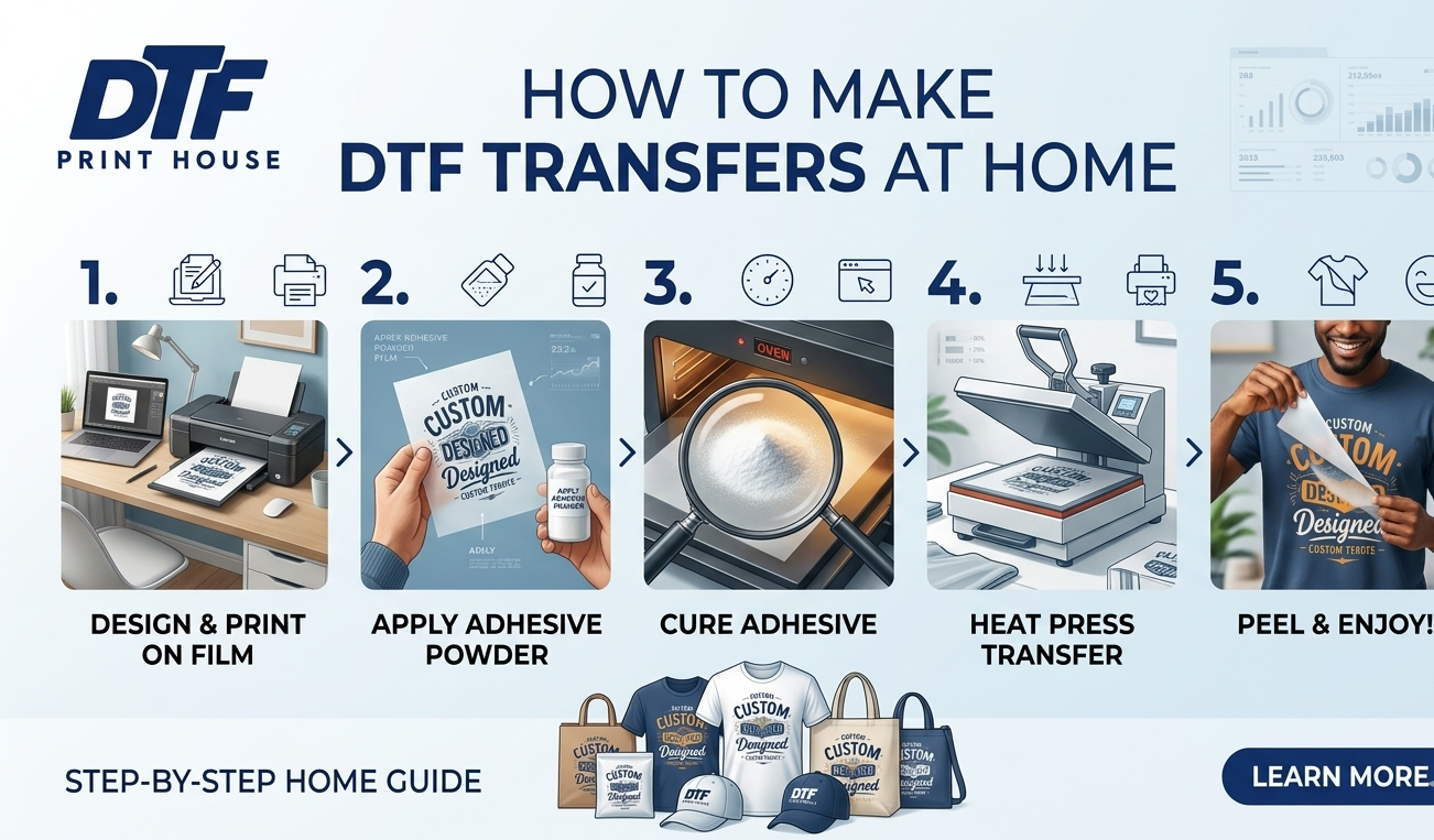 How to Make DTF Transfers at Home