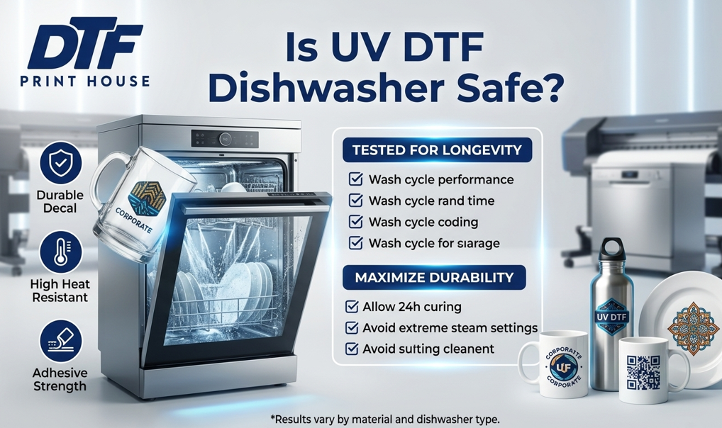 Is UV DTF Dishwasher Safe