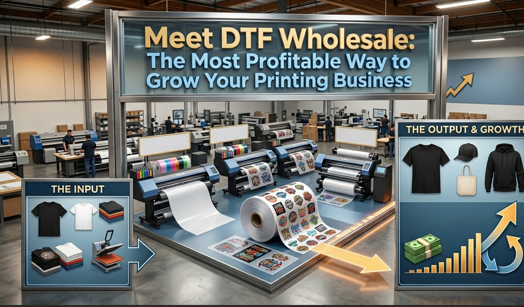 Meet DTF Wholesale: The Most Profitable Way to Grow Your Printing Business
