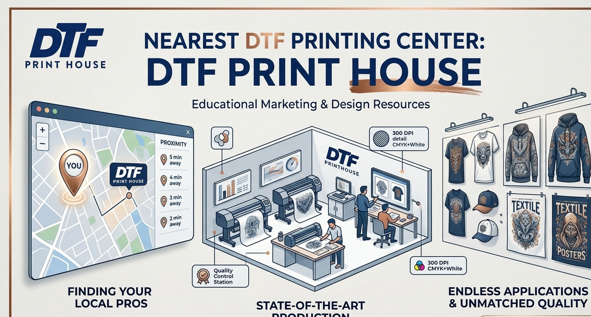 Nearest DTF Printing Center of You: DTF Print House