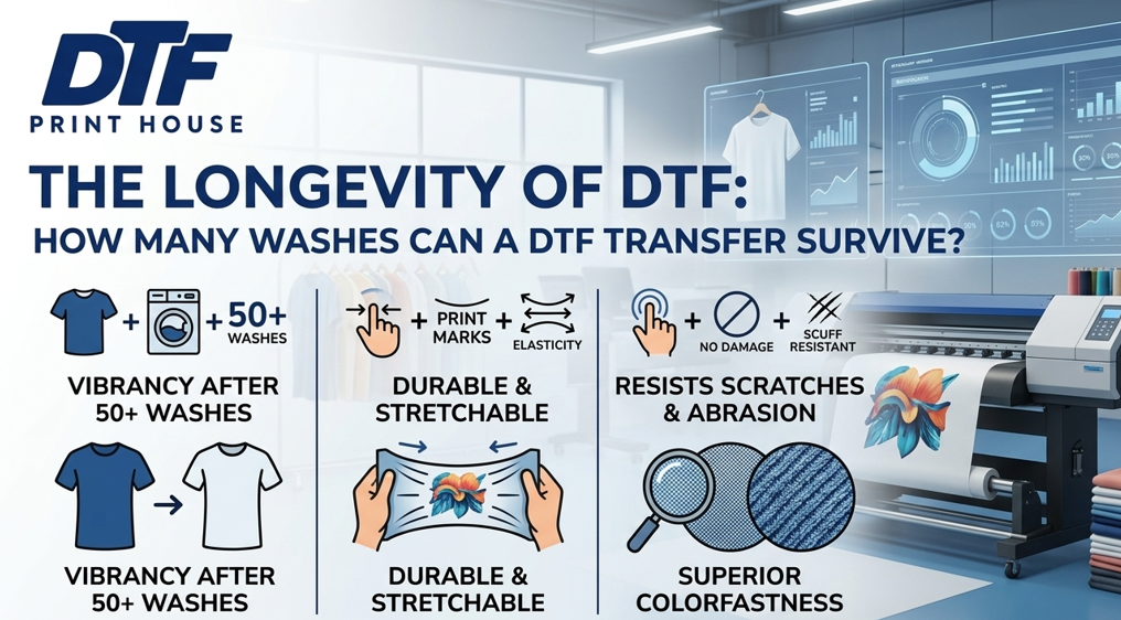 The Longevity of DTF: How Many Washes Can a DTF Transfer Survive?