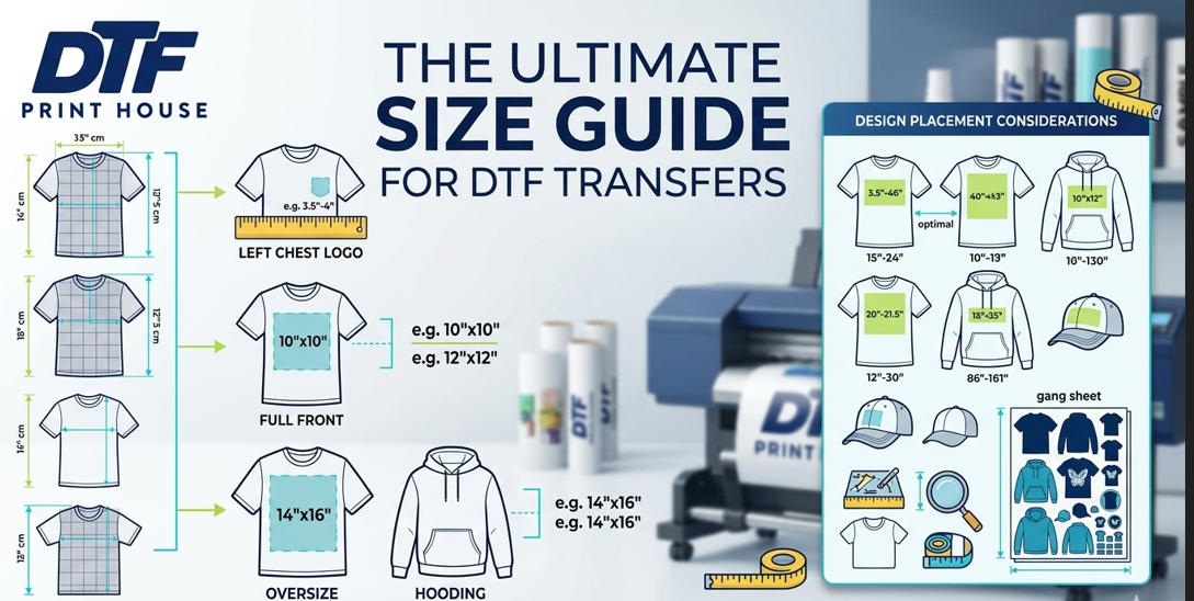 The Ultimate Size Guide for DTF Transfers
