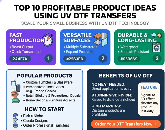 UV DTF Product Ideas