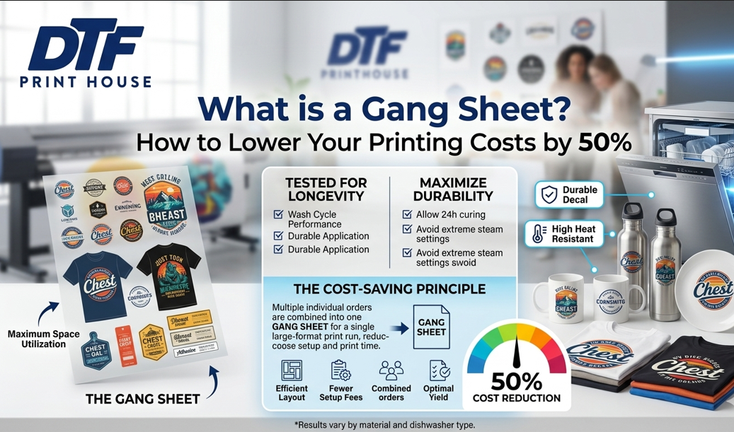 What is a Gang Sheet? How to Lower Your Printing Costs by 50%.
