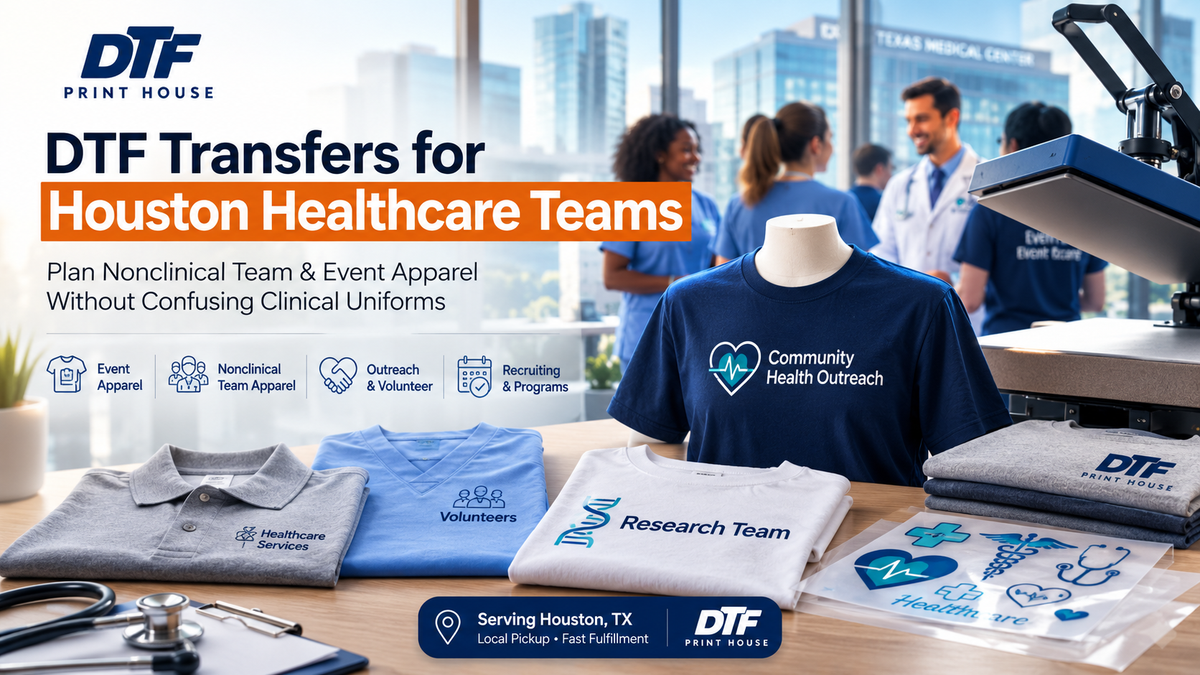 DTF Transfers for Houston Healthcare Teams