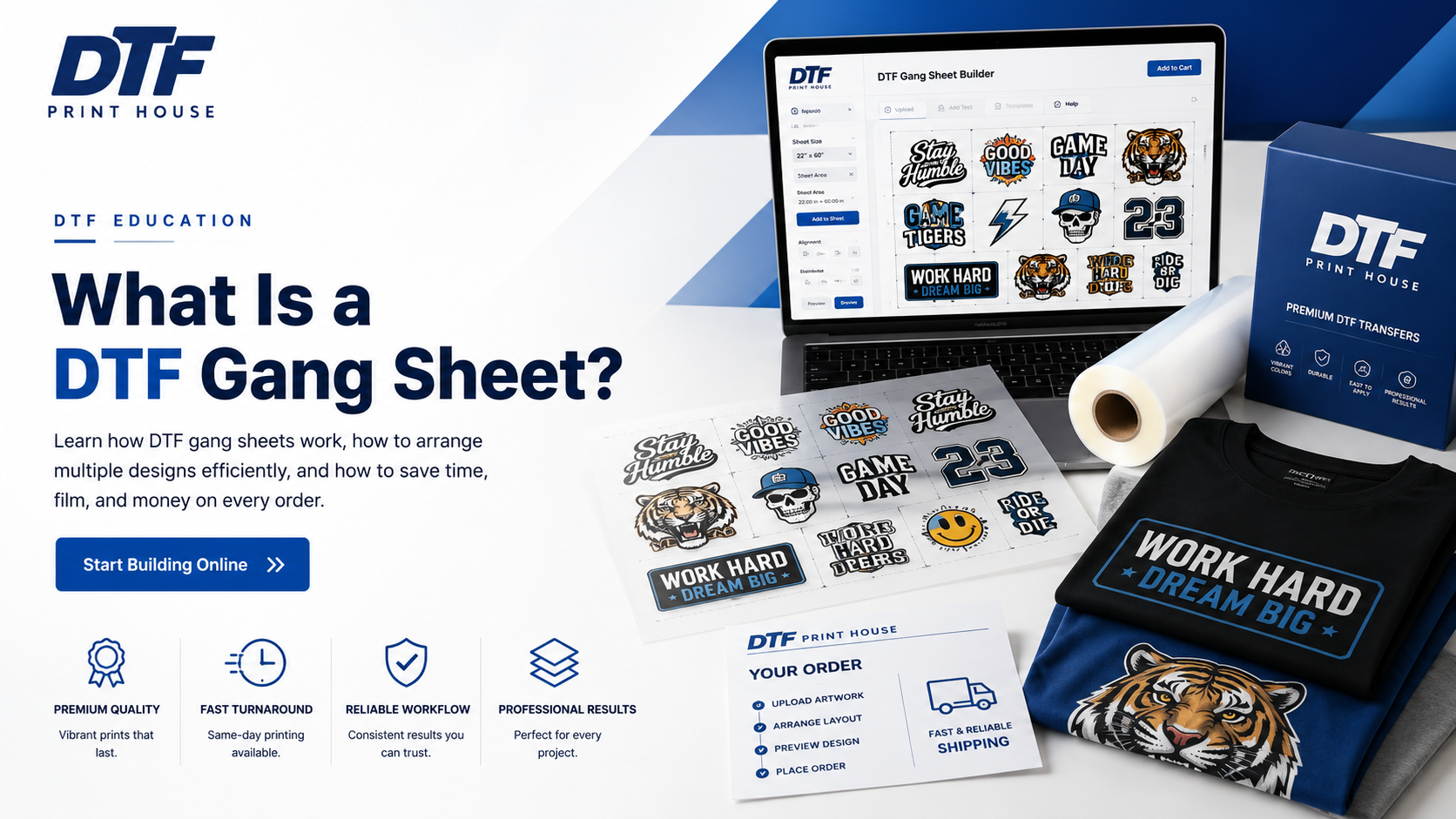 How to Arrange Multiple Designs on a DTF Gang Sheet