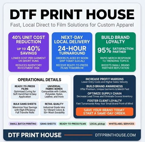 Same-Day Printing: How Local DTF Services are Saving Small Brands.
