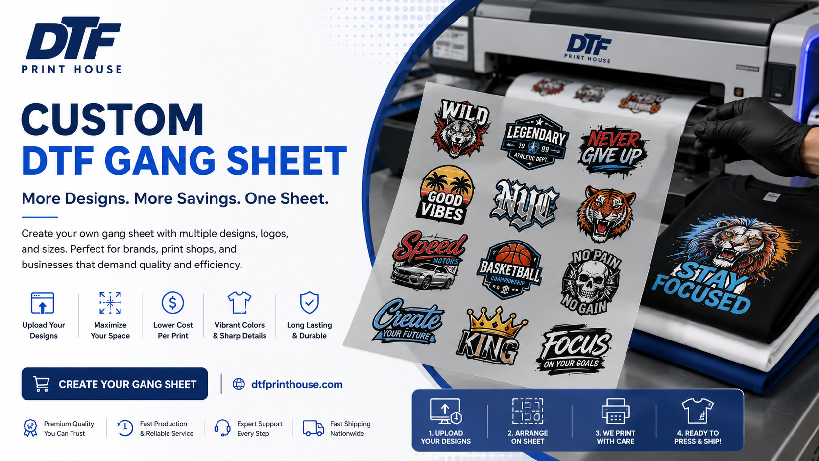 Custom DTF Gang Sheet
