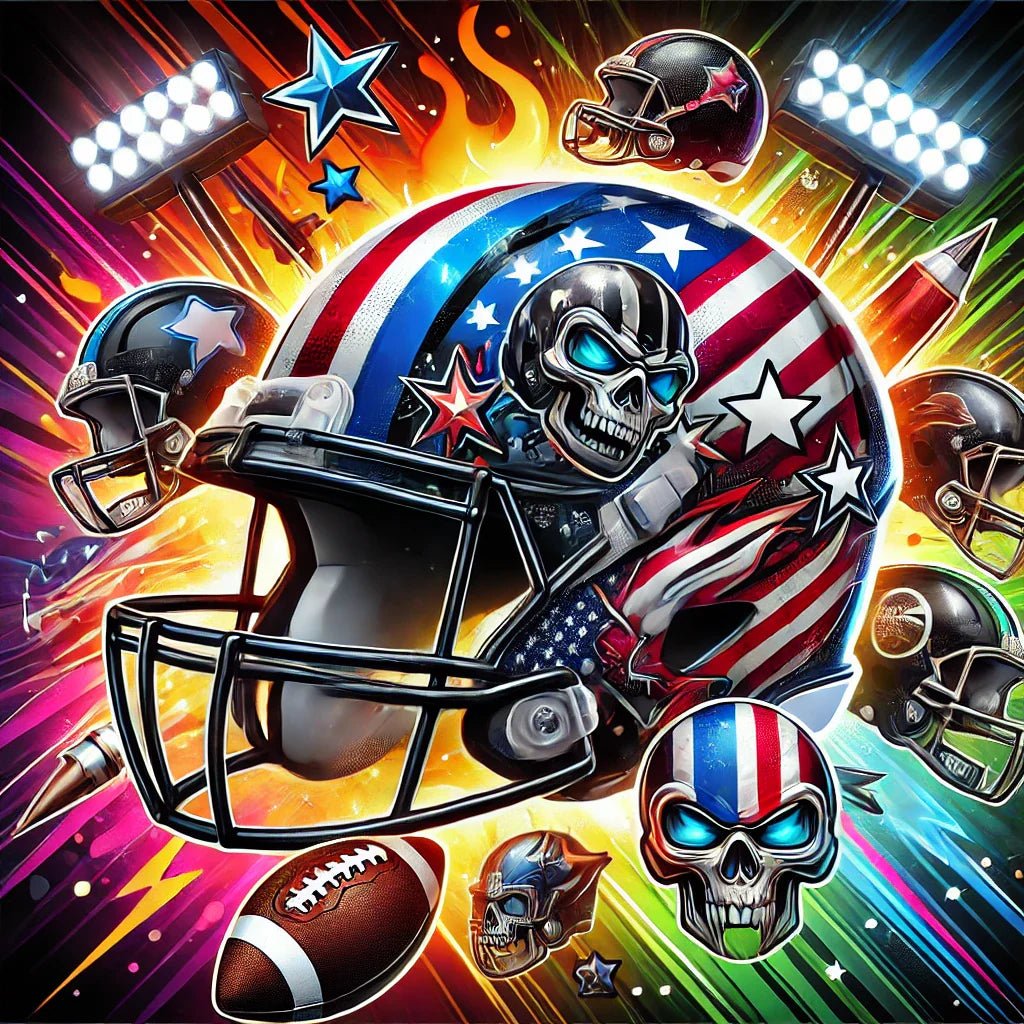 Football Helmet Decals