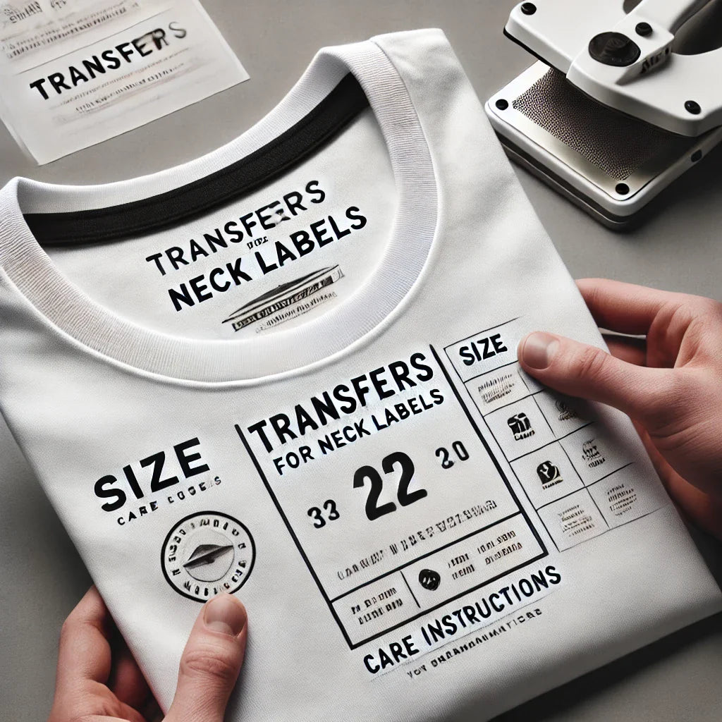 Transfers for Neck Labels