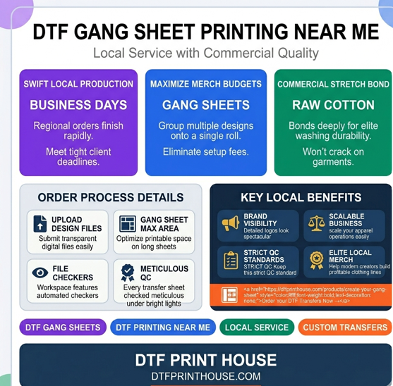 DTF Gang Sheet Printing Near Me