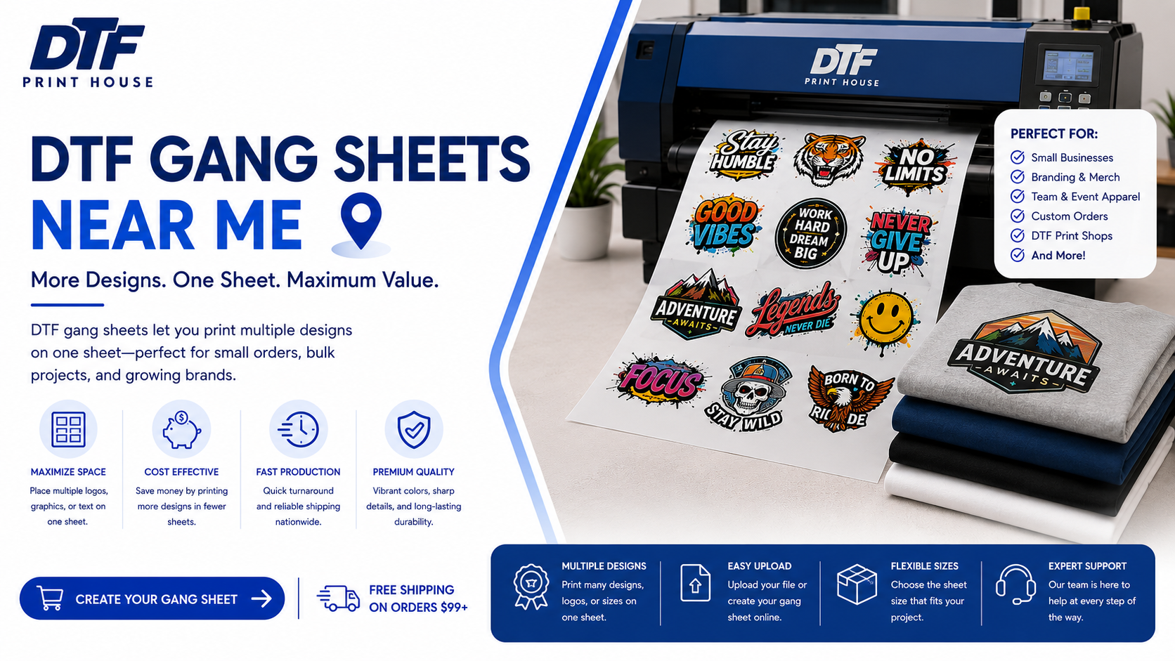 DTF Gang Sheets Near Me