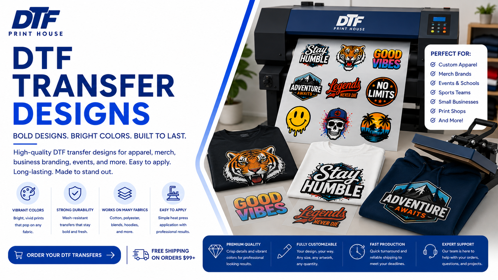 DTF Transfer Designs