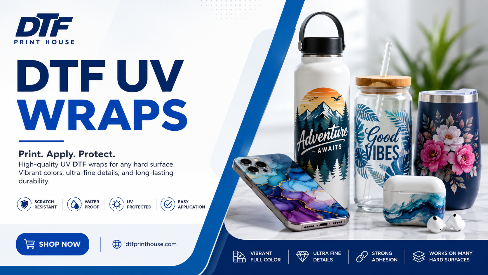 DTF UV Wraps