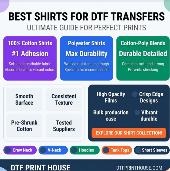 Best Shirts For DTF Transfers