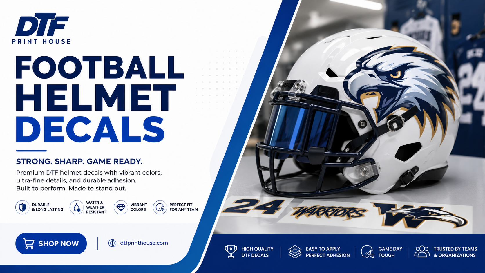 Football Helmet Decals