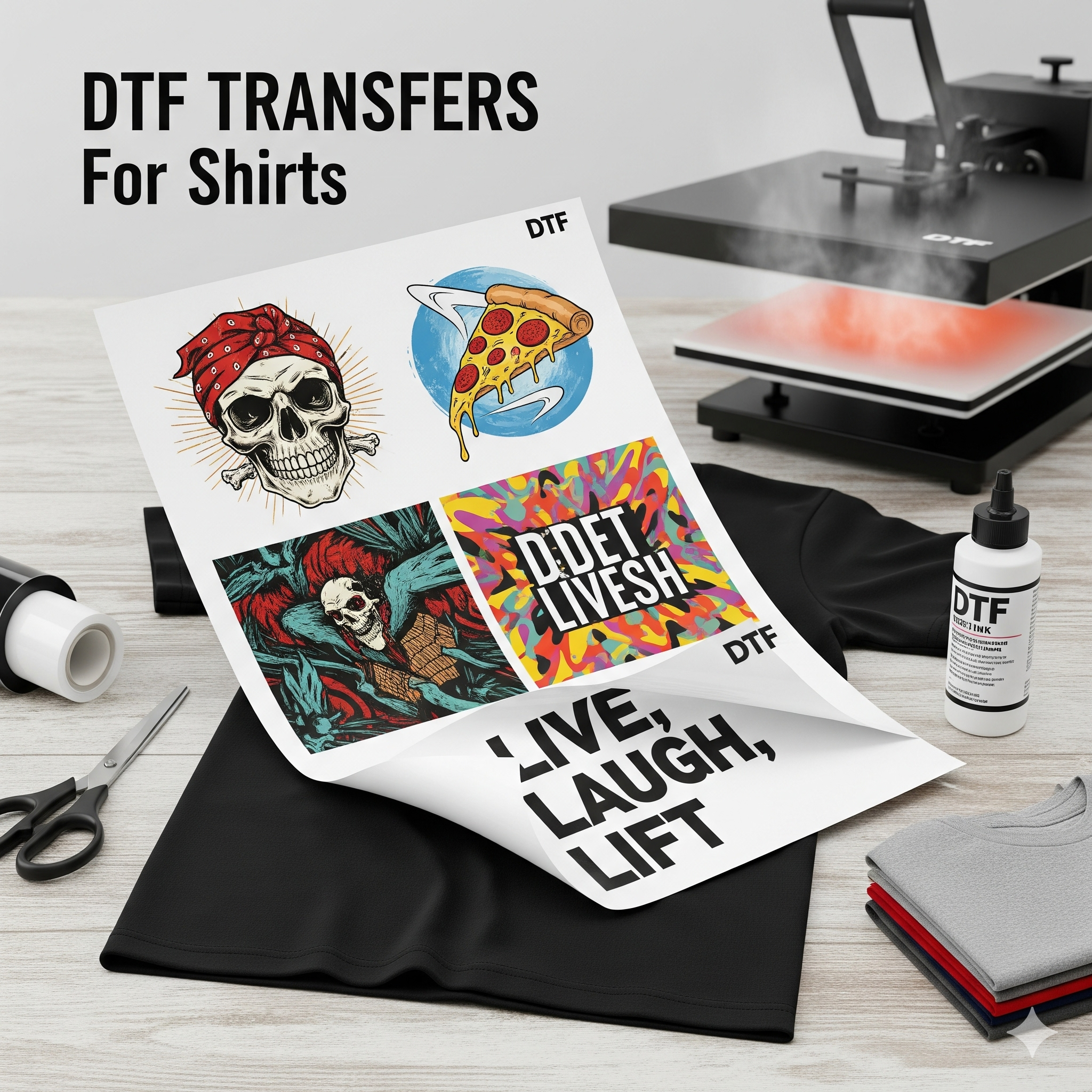 DTF Transfers for Shirts