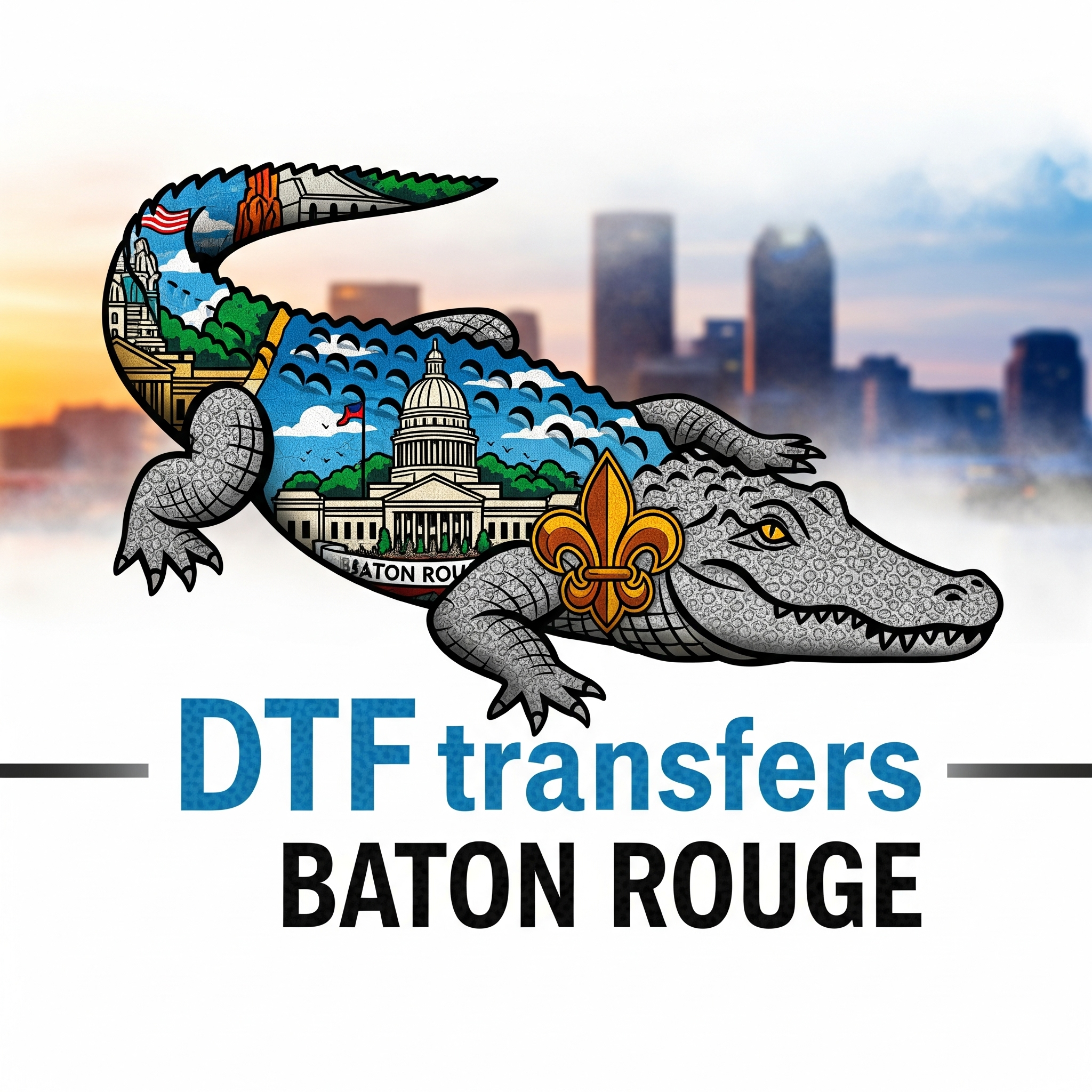 DTF Transfers Baton Rouge