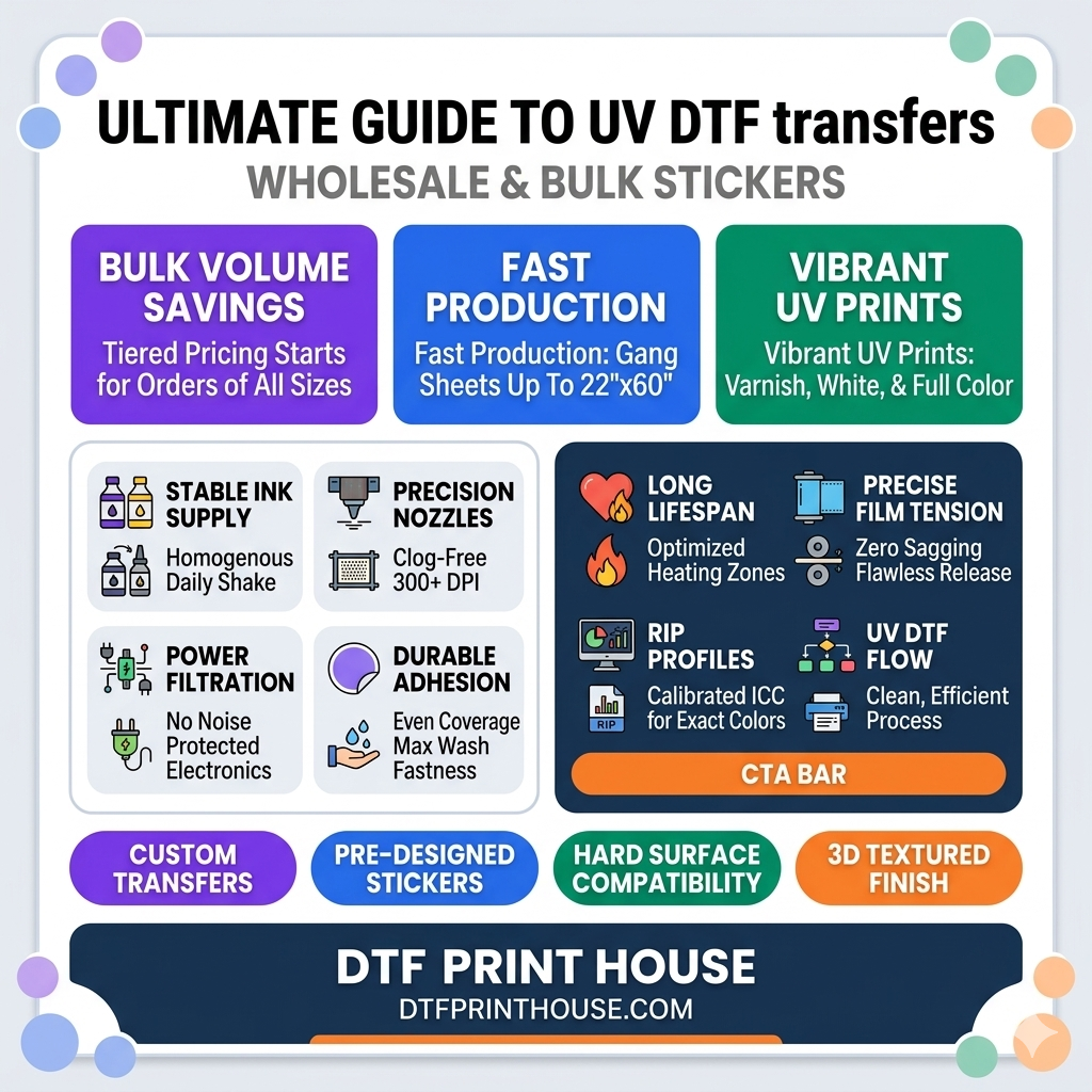 UV DTF Transfers Wholesale