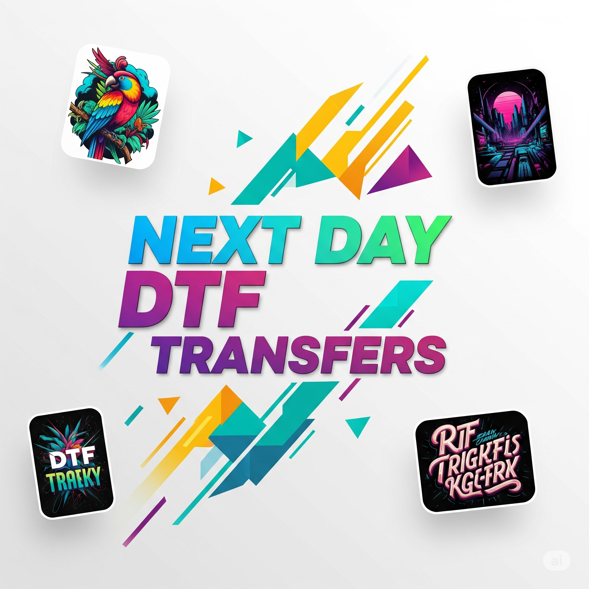 Next Day DTF Transfers