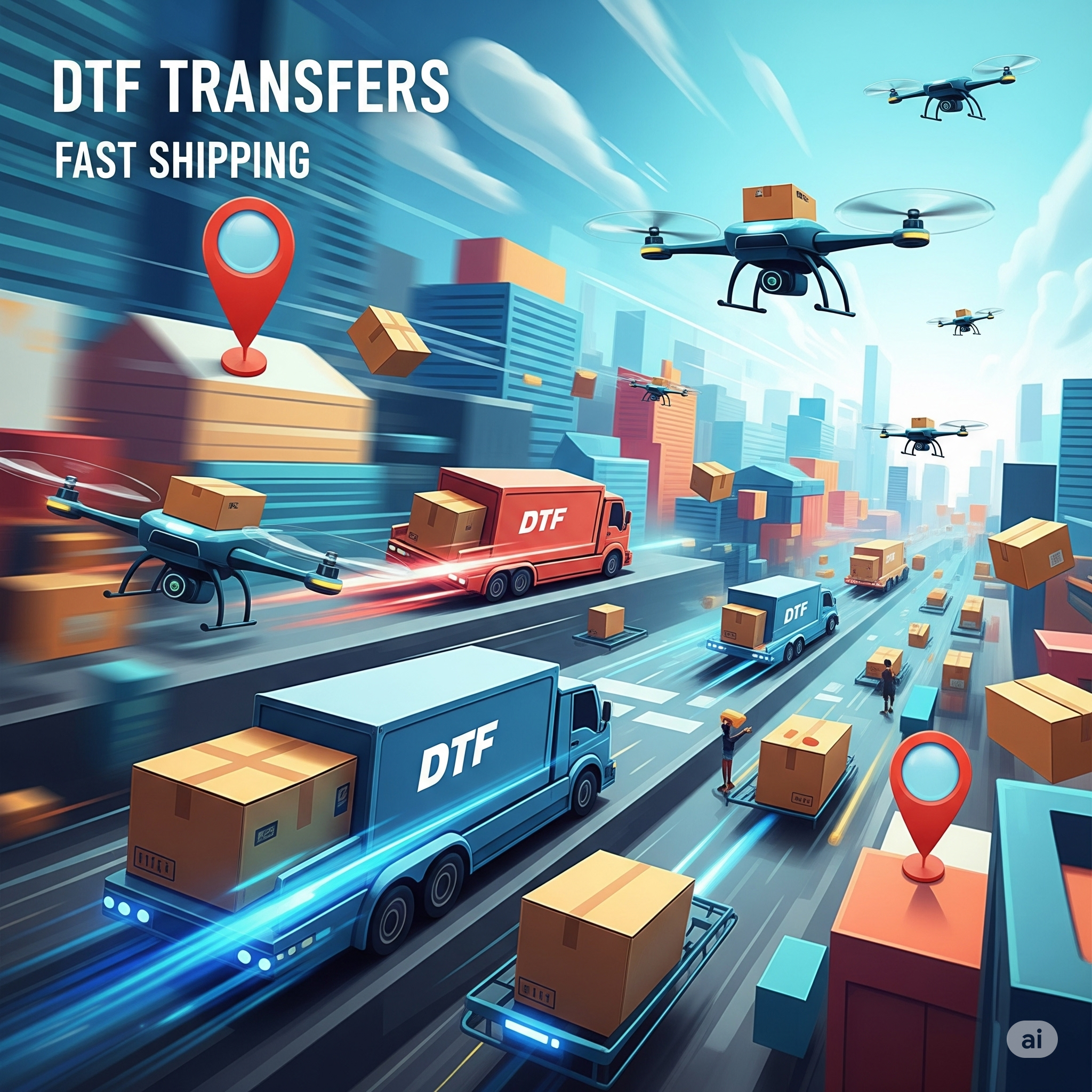 DTF Transfers Fast Shipping
