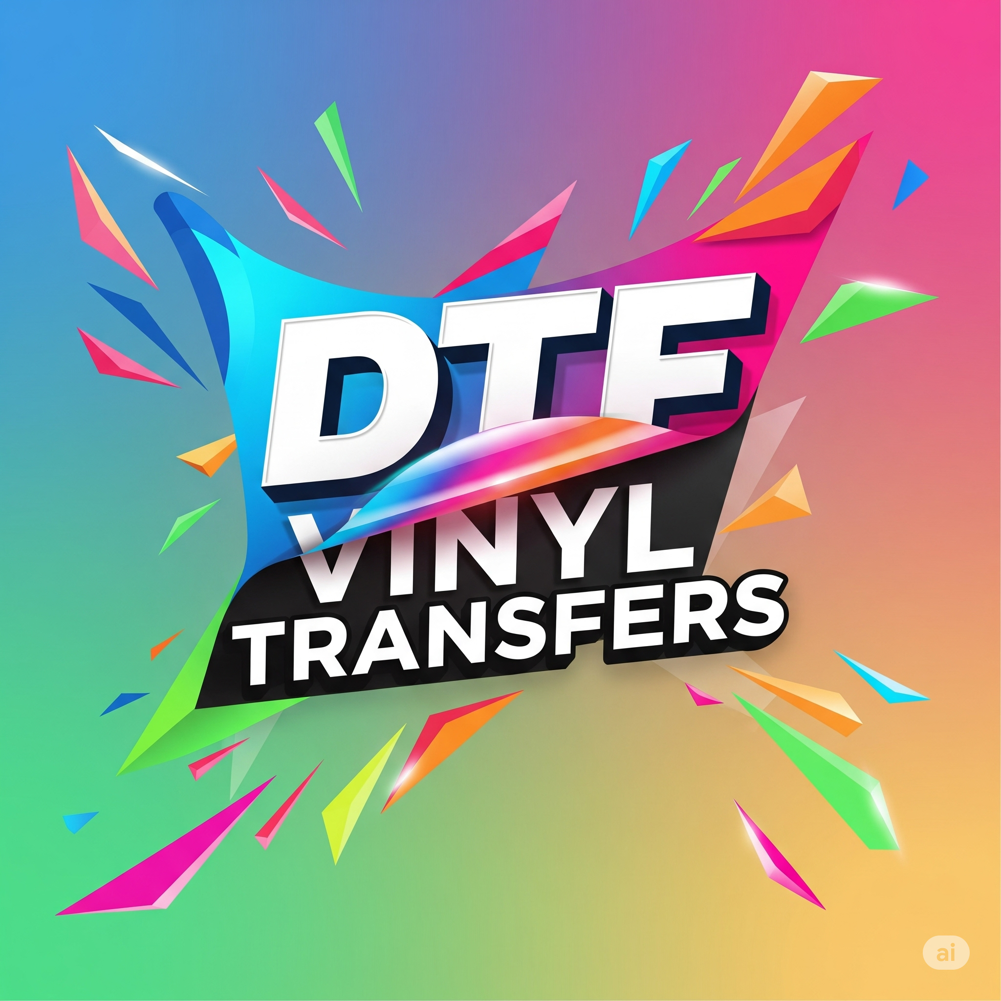 DTF Vinyl Transfers