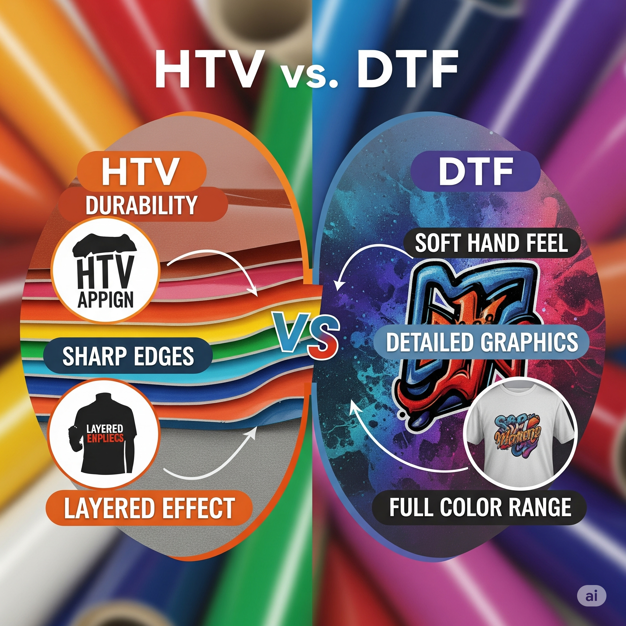 HTV and DTF