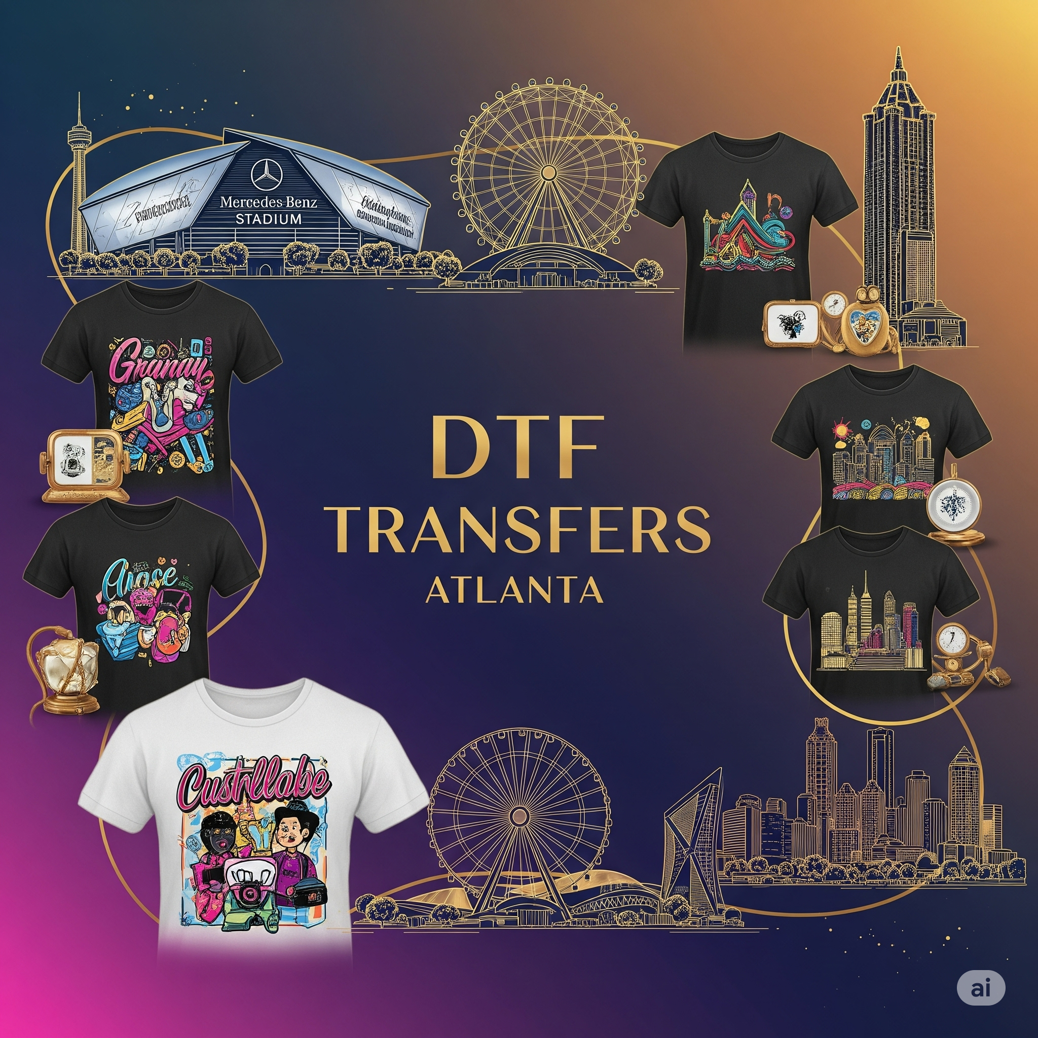 DTF Transfers Atlanta
