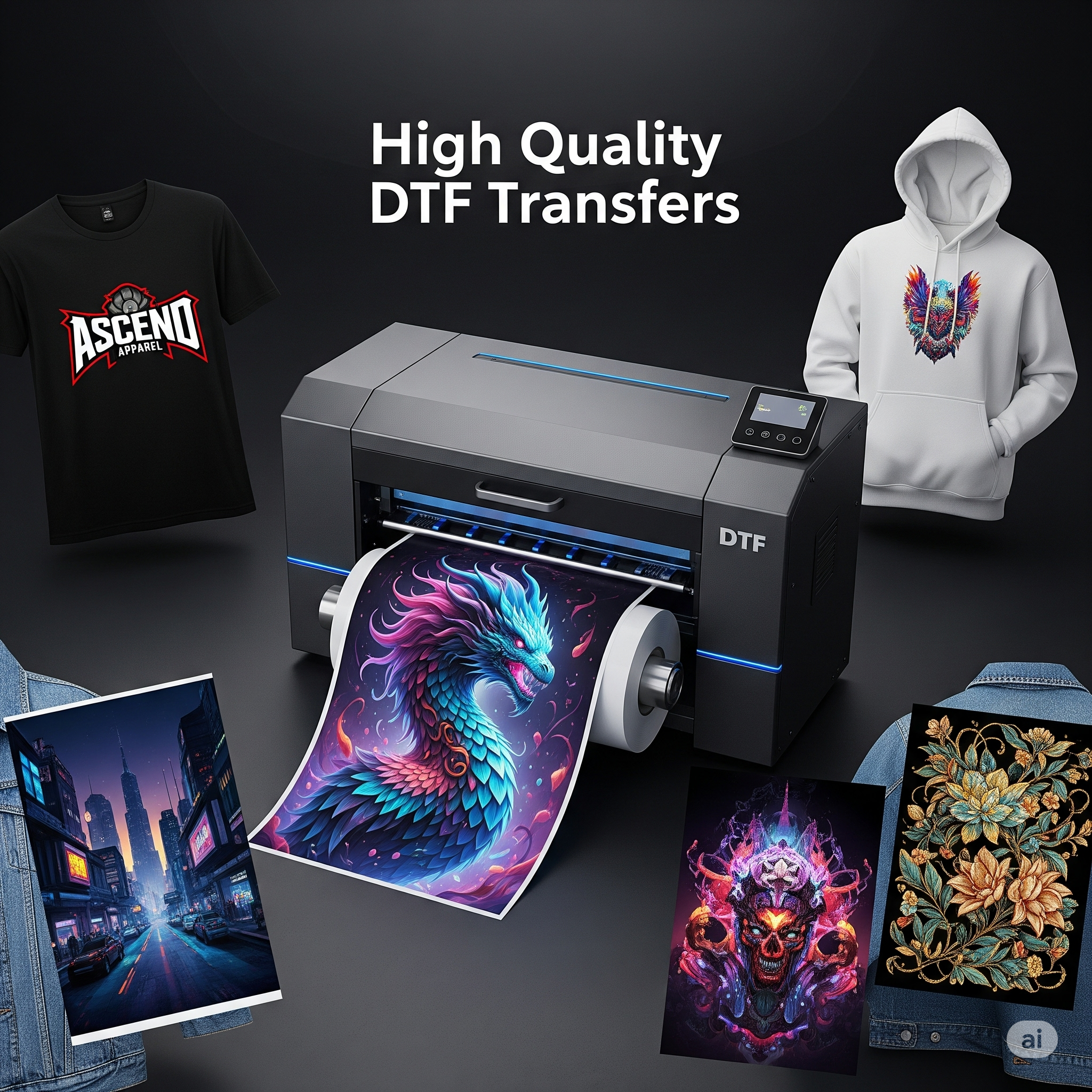 High Quality DTF Transfers