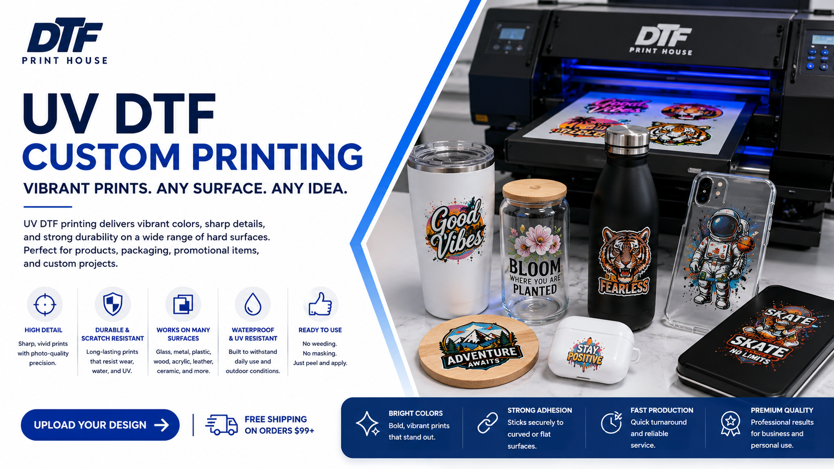 UV DTF Custom Printing