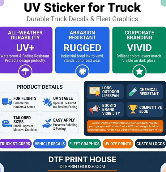 UV Sticker for Truck