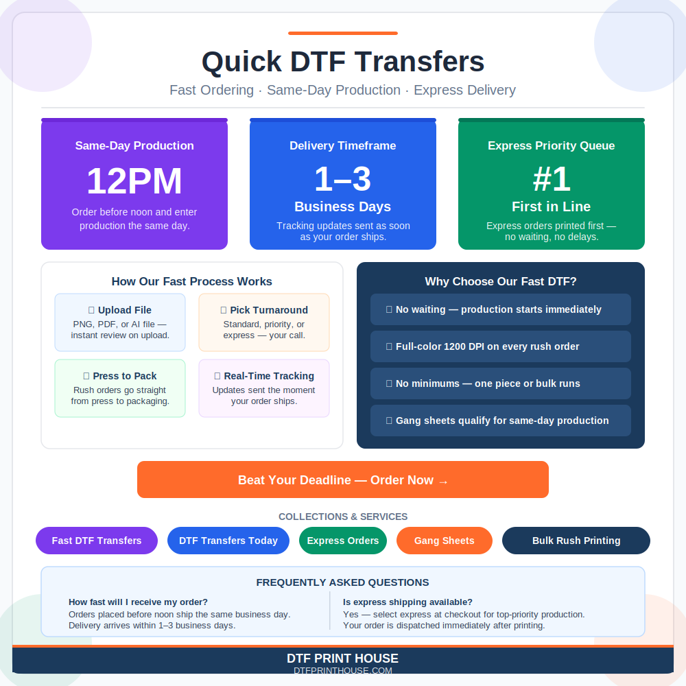 Quick DTF Transfer