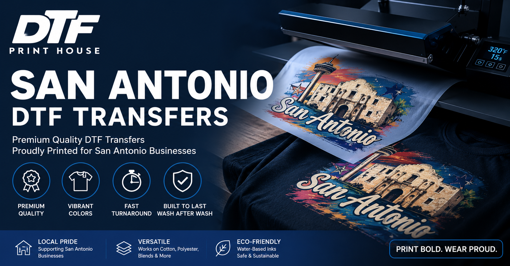 San Antonio DTF Transfers