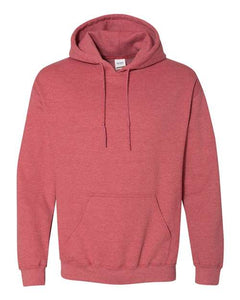 Unisex Heavy Blend™ Hooded Sweatshirt - heather scarlet red