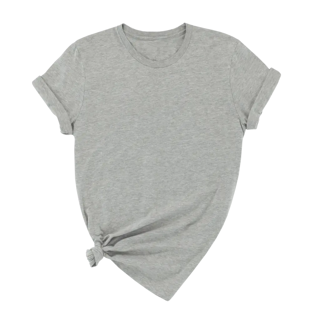 unisex adult t-shirt heather athletic heather color by DTF Print House