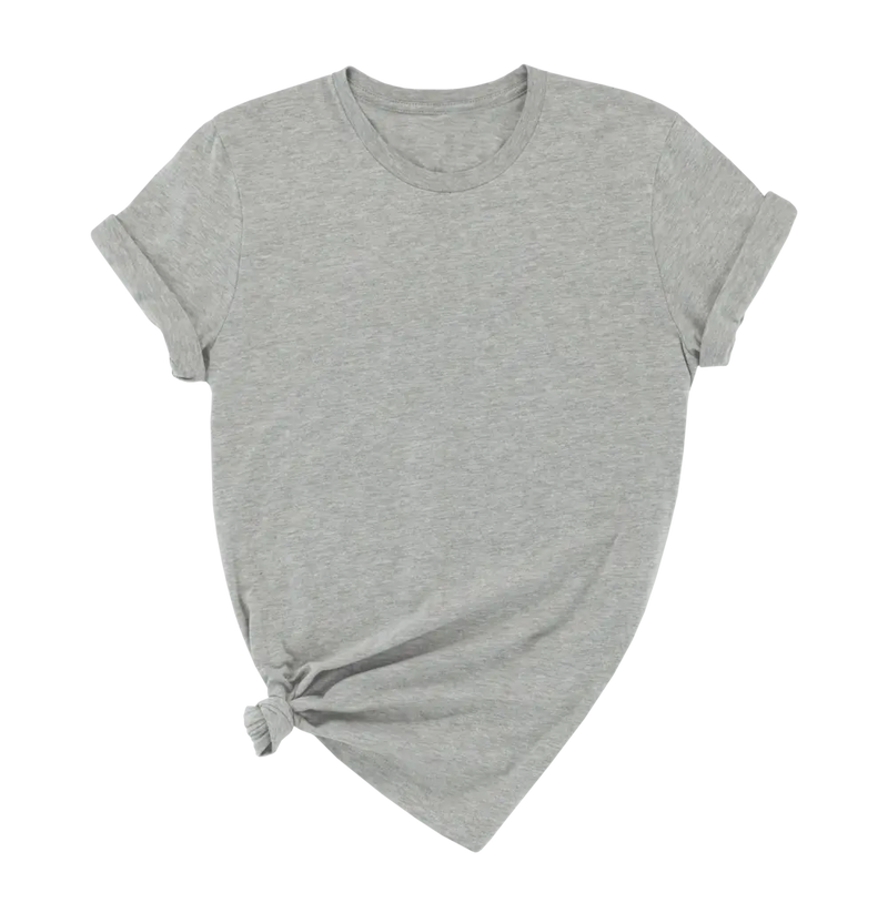 unisex adult t-shirt heather athletic heather color by DTF Print House