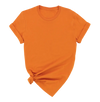unisex adult t-shirt heather orange color by DTF Print House
