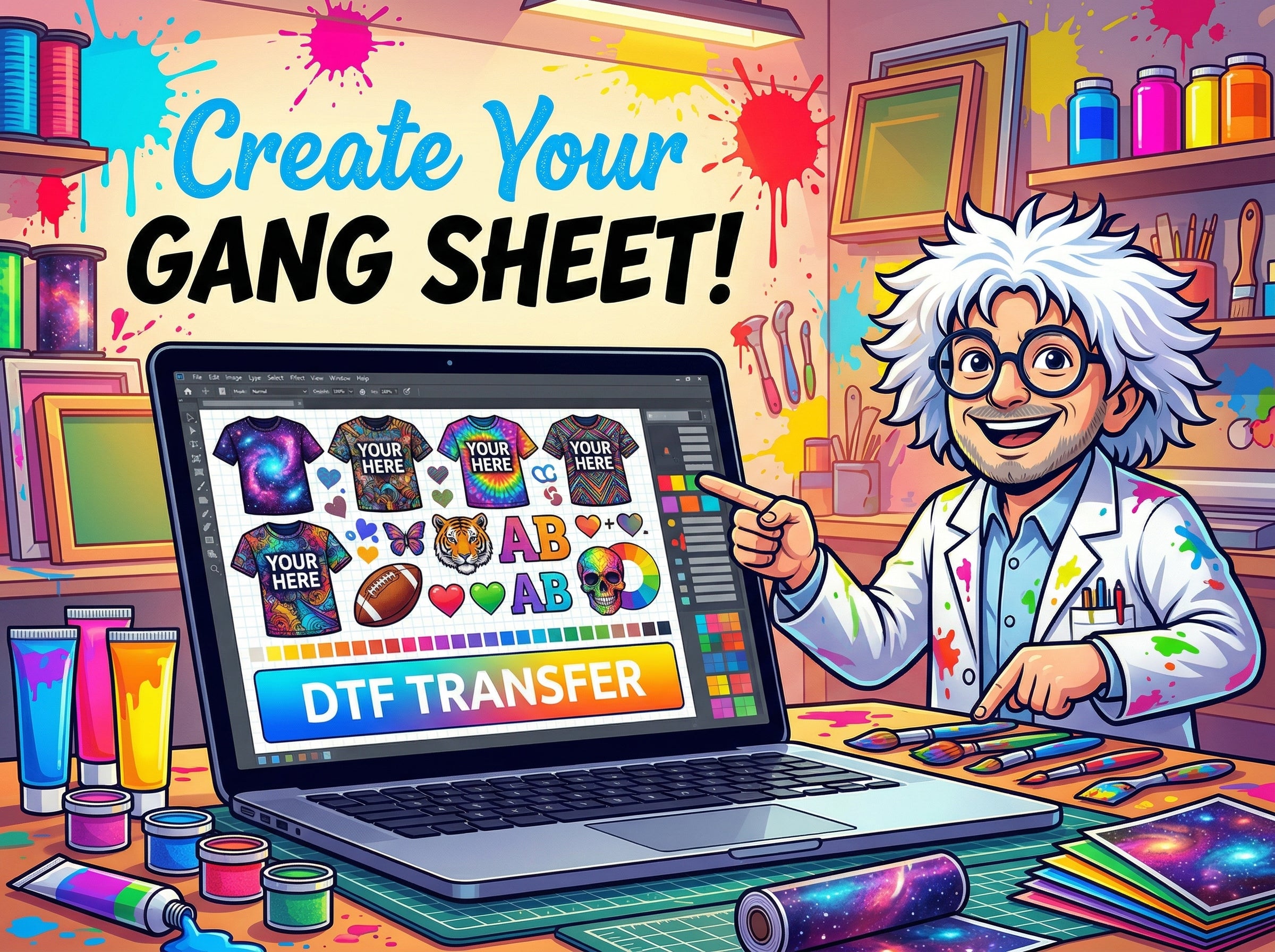 Gang Sheet Example