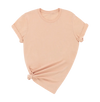 unisex adult t-shirt heather peach color compatible with DTF printing by DTF Print House