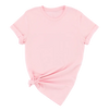 unisex adult t-shirt heather pink color by DTF Print House