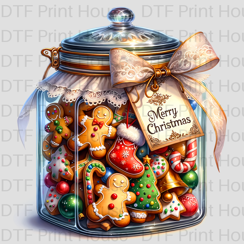 COOKIE JAR CHRISTMAS DTF TRANSFER